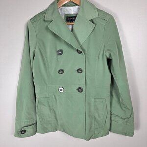 Braetan Lightweight Green Button Front Jacket